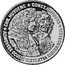 Netherlands 25 Ecu (Constantijn and Christiaan Huygens)) X# 18.1 ADMOVERE OCULIS DISTANTIA SIDERA NOSTRIS CHR HUYGEMS CONST HUYGEMS coin reverse