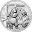 Russia 25 Rubles (Masha and the Bear) МАША И МЕДВЕДЬ coin reverse