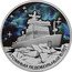 Russia 3 Roubles Nuclear-Powered Icebreaker Ural 2022 Proof АТОМНЫЙ ЛЕДОКОЛЬНЫЙ ФЛОТ coin reverse