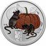 Australia 30 Dollars (Lunar Chinese Rat Zodiac) MOUSE 2020 P coin reverse