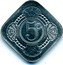 Netherlands 5 C Princess Juliana and Prince Bernhard 1980 5 C coin reverse