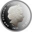 New Zealand 5 Dollars Auckland Island Merganser 2021 IRB 2021 ELIZABETH II NEW ZEALAND .999 AG 2 OZ coin obverse