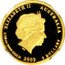 Australia 5 Dollars Australian Kookaburra 2009 Proof ELIZABETH II AUSTRALIA 1/20 OZ 9999 GOLD 2009 5 DOLLARS coin obverse