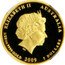 Australia 5 Dollars Elizabeth II - Kookaburra 2009 Proof ELIZABETH II AUSTRALIA 1/20 OZ 9999 GOLD 2009 5 DOLLARS coin obverse