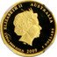Australia 5 Dollars KOOKABURRA 2009 P Proof ELIZABETH II AUSTRALIA 1/20 OZ 9999 GOLD 2009 5 DOLLARS coin obverse