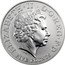 UK 5 Pounds (Elizabeth II Entente Cordiale -Piedfort) KM# P47 ELIZABETH II D G REG F D IRB FIVE POUNDS coin obverse