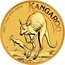 Australia 50 Dollars Elizabeth II - Kangaroo 2022 P BU KANGAROO 2022 1/2OZ 9999 GOLD P NH coin reverse