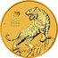Australia 50 Dollars Lunar Year of the Tiger 2022 P TIGER 2022 P coin reverse