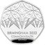 UK 50 Pence Birmingham Commonwealth Games -Piedfort 2022 in set N P BIRMINGHAM 2022 COMMONWEALTH GAMES coin reverse