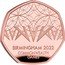UK 50 Pence Birmingham Commonwealth Games 2022 in set N P BIRMINGHAM 2022 COMMONWEALTH GAMES coin reverse