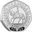 UK 50 Pence (Elizabeth II Platinum Jubilee - Piedfort) HONI SOIT QUI MAL Y PENSE JB 20 22 ELIZABETH II D G REG F D 50 PENCE coin obverse