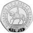UK 50 Pence Elizabeth II Platinum Jubilee 2022 HONI SOIT QUI MAL Y PENSE JB 20 22 ELIZABETH II D G REG F D 50 PENCE coin obverse