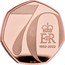 UK 50 Pence (Elizabeth II Platinum Jubilee) 70 EIIR 1952-2022 AR DO coin reverse