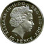 UK 50 Pence Elizabeth II 2014  Proof ELIZABETH II D G REG FID DEF IRB 50 PENCE coin obverse