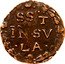 Netherlands Duit ND (1628-1632)  Decimal Coinage SST INSV LA coin reverse