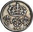 UK ½ Groat (Charles I Nicholas Briot's Pattern) C ∙ ∙ R ∙ B ∙ coin obverse