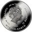 New Zealand One Dollar 20th Anniv Lord of The Rings - A Shadow in the East - Eye of Sauron 2021 IRB 2021 ELIZABETH II NEW ZEALAND .999 AG 1 OZ MIDDLE - EARTH coin obverse
