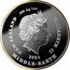 New Zealand One Dollar 20th Anniv Lord of The Rings The Quest of the Ring 1/3 2021 IRB 2021 ELIZABETH II NEW ZEALAND .999 AG 1 OZ MIDDLE - EARTH coin obverse