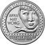 USA Quarter Dollar (Anna May Wong) UNITED STATES OF AMERICA ANNA MAY WONG ESD JPM QUARTER DOLLAR E PLURIBUS UNUM coin reverse