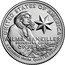 USA Quarter Dollar (Wilma Mankiller) UNITED STATES OF AMERICA WILMA MANKILLER PRINCIPAL CHIEF ᏣᎳᎩᎯ ᎠᏰᏢ BS PH E PLURIBUS UNUM QUARTER DOLLAR coin reverse