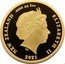 New Zealand Twenty Dollars Queen Elizabeth II Ninety-Fifth Birthday 2021 ELIZABETH II NEW ZEALAND 2021 .9999 AU 2OZ coin obverse