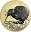 New Zealand Two Dollars (New Zealand's Rarest Kiwi Apteryx rowi) APTERYX ROWI TWO DOLLARS coin reverse