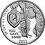 USA 1/2 Dollar (National Purple Heart Hall of Honor) IN GOD WE TRUST LIBERTY ALL GAVE SOME 2022 coin obverse