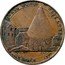 UK 1/2 Penny (Angusshire Dundee J. Pilmer) GLASS WORKS WEST CONE WRIGHT DES FOUNDED 1788 coin reverse
