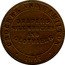 Australia 1/2 Penny (Crocker & Hamilton - Adelaide & Port Adelaide) CROCKER & HAMILTON DRAPERS SILK MERSERS AND CLOTHERS 1857 coin obverse