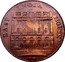 UK 1/2 Penny (Lancashire - Manchester.I. Fielding) EAST INDIA HOUSE coin obverse