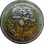 UK 1/2 Penny Middlesex - Skidmore's Louis XVI & M. Antoinette 1795  LOUIS. XVI ET. M. ANTOINETTE. ROI ET REINE DE FRANCE 17 95 coin reverse