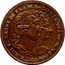 UK 1/2 Penny Louis XVI & M. Antoinette ND (1795)  LOUIS XVI ET M ANTOINETTE.ROI ET REINE DE FRANCE coin obverse