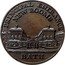 UK 1/2 Penny Somerset Bath ND (1787-1797)  PRINCIPAL ENTRANCE NEW ROOMS BATH. coin obverse