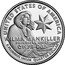 USA 1/4 Dollar (''Washington Quarter'' Wilma Mankiller) UNITED STATES OF AMERICA E PLURIBUS UNUM QUARTER DOLLAR WILMA MANKILLER PRINCIPAL CHIEF coin reverse