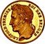 Belgium 1/4 Franc Leopold I Pattern 1834  Proof LEOPOLD PREMIER ROI DES BELGES BRAEMT F. coin obverse