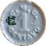 Portugal 1 Centavo (EC) C M G 1 CENTAVO coin reverse
