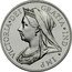 Australia 1 Crown (Victoria Gratia) VICTORIA DEI GRATIA IND IMP coin obverse