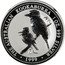 Australia 5 Dollars Australian Kookaburra black core No data THE AUSTRALIAN KOOKABURRA 1 OZ 999 SILVER 1999 coin reverse