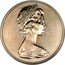 New Zealand 1 Dollar Elizabeth II 2nd Portrait Trial ND (1967-1971)   coin obverse