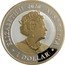 Australia 1 Dollar Elizabeth II - Swan 2020  Proof - Gilded ELIZABETH II 2020 AUSTRALIA 1 DOLLAR JC coin obverse