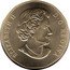 Canada 1 dollar (Elizabeth II) ELIZABETH II D G REGINA coin obverse