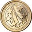 USA 1 Dollar Native Americans in the US Military 2021 D NATIVE AMERICANS – DISTINGUISHED MILITARY SERVICE SINCE 1775 DW $1 JFM UNITED STATES OF AMERICA coin reverse