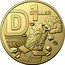 Australia 1 Dollar (The Great Aussie Coin Hunt 3 - Letter D) D 1 DOLLAR DARRELL LEA coin reverse