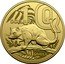 Australia 1 Dollar (The Great Aussie Coin Hunt 3 - Letter Q) 1 DOLLAR Q QUOLL coin reverse