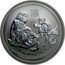 Australia 1 Dollar Year of the Monkey. Lion privy mark 2016 YEAR OF THE MONKEY coin reverse