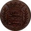 Netherlands 1 Duit West Friesland Province Standard Coinage coin obverse
