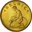 Belgium 1 Franc (Albert I Dutch text - Pattern) BELGIË BONNETAIN coin obverse
