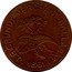 Australia 1 Penny Private Token issues J P GRUNDY MERCHANT BALLARAT 1861 coin obverse