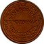Australia 1 Penny Ballarat Sovereign Hill ND TOWN HALL HOTEL WINE & SPIRIT W R WATSON & CO MERCHANTS ARMSTRONG ST BALLARAT coin obverse