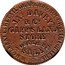 Australia 1 Penny (Jas Davey & Co) WHOLESALE & RETAIL DRAPERS GROCERS IMPORTERS JA S DAVEY & CO GIPPS LAND STORE FOSTER ST SALE coin obverse
